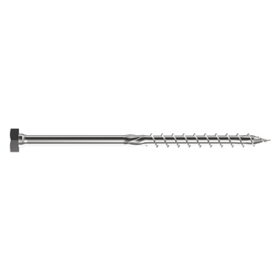 HTP Hex Head & T-Drive Combo Partial Thread Timber Screw, Carbon Steel