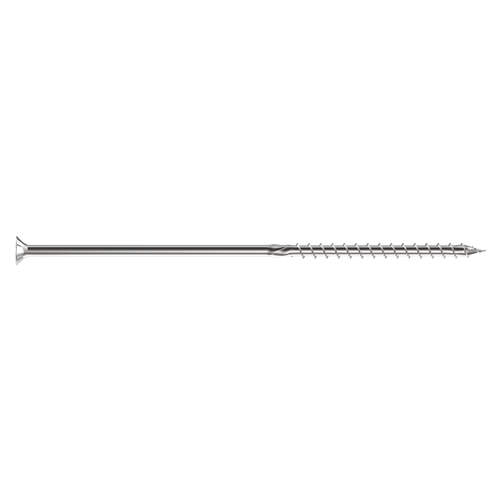 HTP Countersunk Head Partial Thread Timber Screw, Carbon Steel