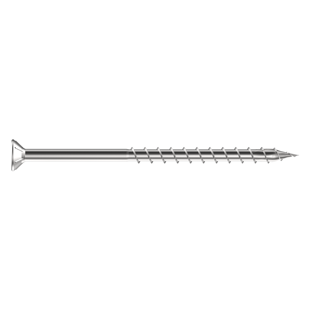 HTP Countersunk Head Partial Thread Timber Screw, Stainless Steel